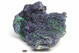Huge, Azurite Crystal and Malachite Cluster - China #205164-1
